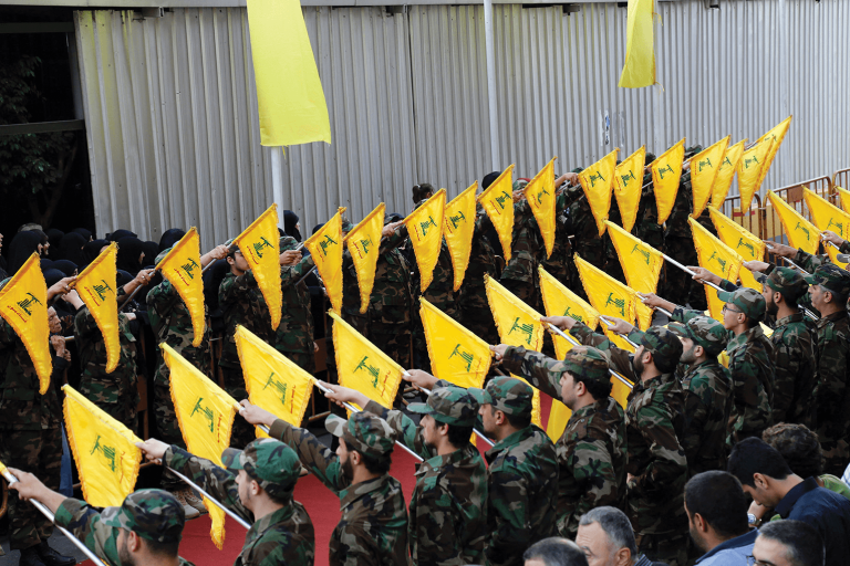 Photo of Hezbollah militants 