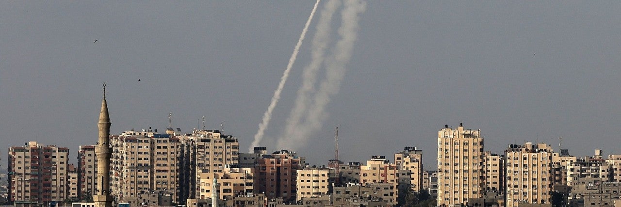 Missiles fired toward Israel from Gaza