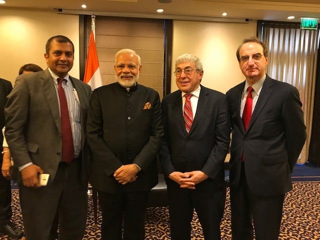 Photo of Indian PM Modi with AJC Delegation