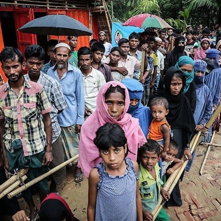 Photo of Rohingya refugees