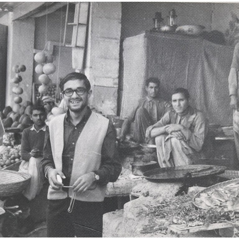 Jack Abraham in market in Kabul in 1966