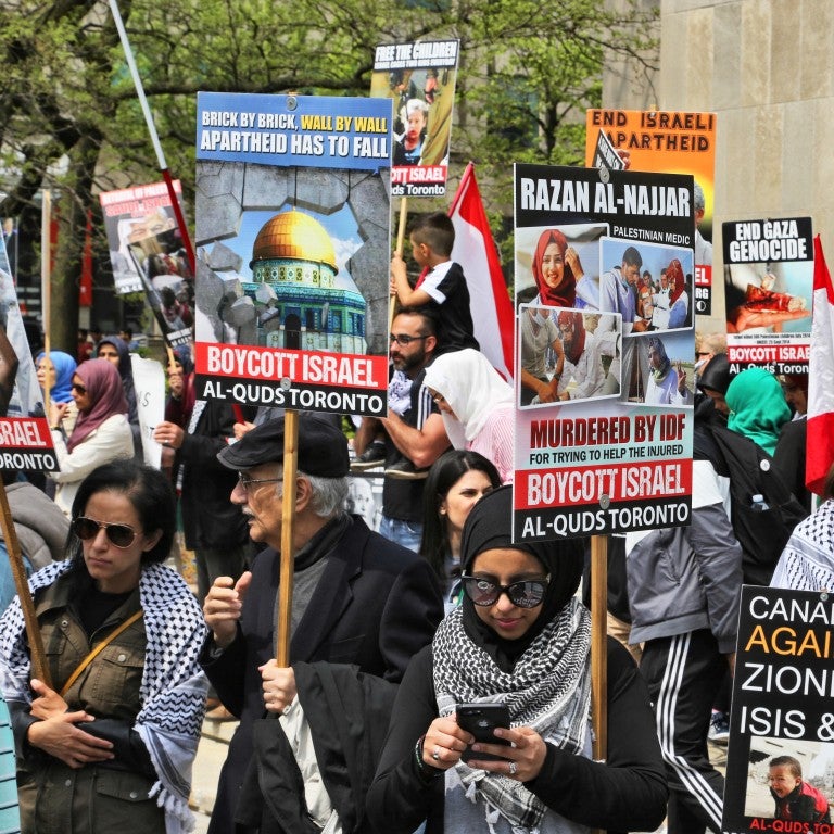 Antisemitism march